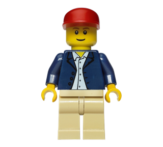 Lego Farmer Sticker