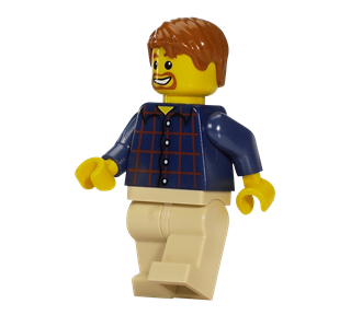 Lego Man Sticker