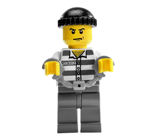 Lego Criminal Sticker