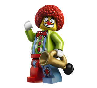 LEGO Clown Sticker