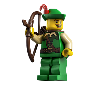 Lego Robin Hood Sticker
