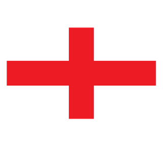 England Cross Flag Sticker