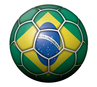 Brazil ball Sticker
