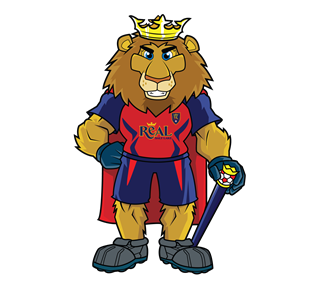 SaltLake Lion Mascot Standing Sticker