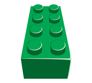 Green_Brick Sticker