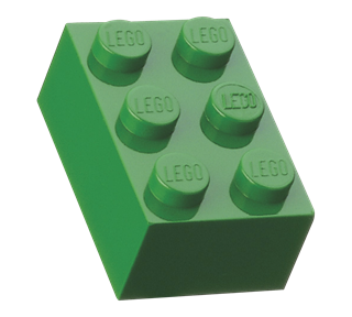 Green Brick Sticker