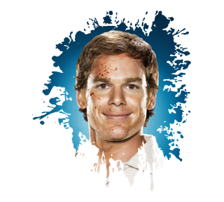 Dexter Splatter Sticker