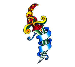 bannerdagger Sticker