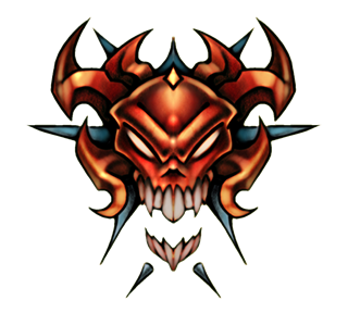 Demon Skull  Sticker