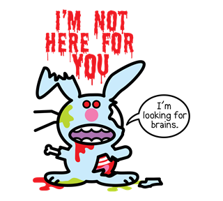 Im Not Here For You Sticker