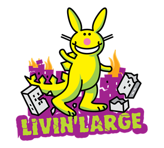 Livin' Large Sticker