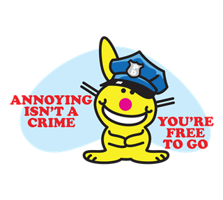 Annoying Isn't A Crime Sticker