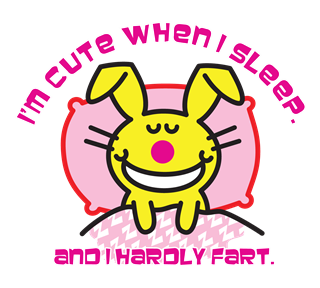 I'm Cute When I Sleep Sticker