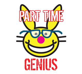 Part Time Genius Sticker