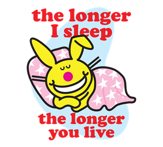 The Longer I Sleep Sticker