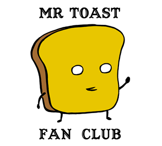 Mr. Toast Fan Club Sticker