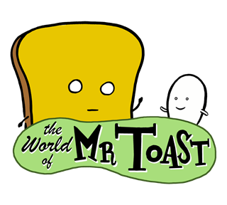 World of Mr. Toast Sticker