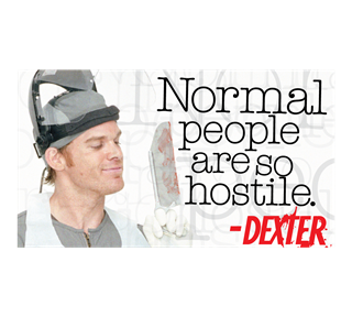 Normal People Are So Hostile Sticker