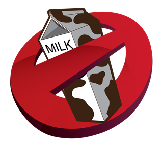No Milk Sticker
