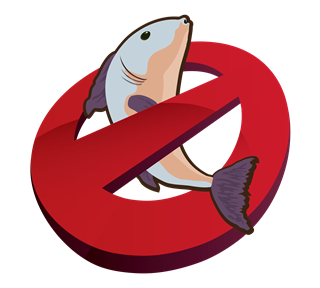 No Seafood Sticker
