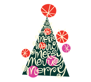 Christmas Tree Sticker