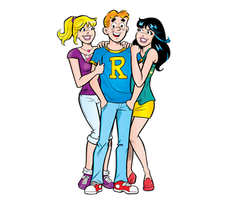 Archie Betty Veronica Sticker