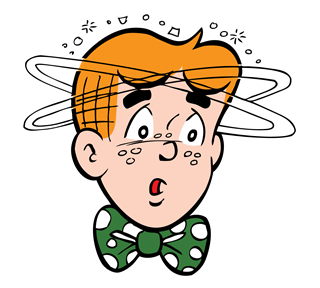 Archie Dizzy Sticker