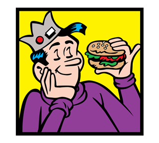 Jughead BurgerBox Sticker