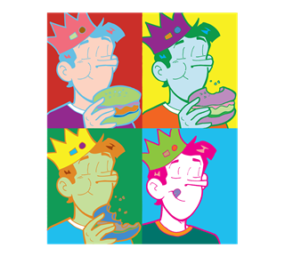 Jughead Warhol Sticker