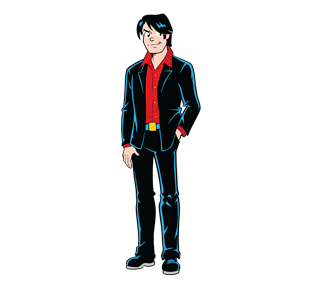 Reggie in Suit Sticker