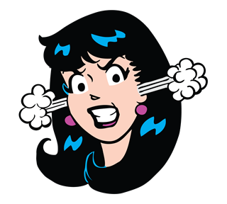 Veronica Steaming Sticker
