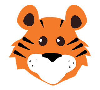 Tiger Face Sticker