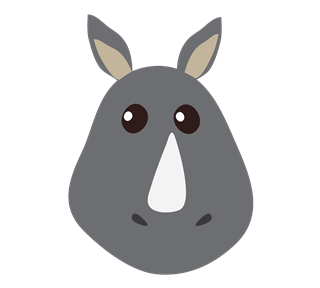 Rhino Sticker