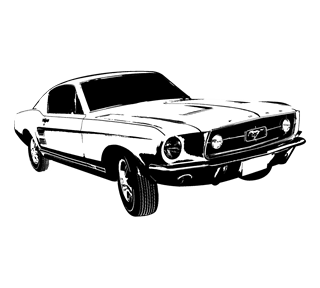 Mustang Sticker