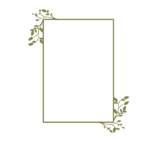 Leaves Tall Border Sticker