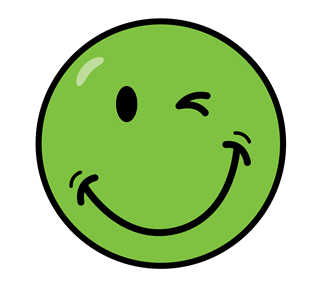 Smiley Wink Sticker