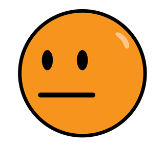 Smiley Confused Sticker