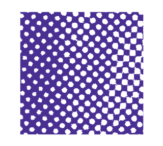 Sticks Patterns Purple Dots Sticker