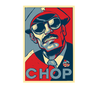 Chop Sticker