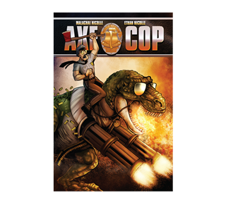 Axe Cop Dino Cover Sticker