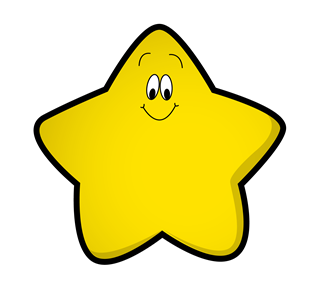 Rounded Star Sticker