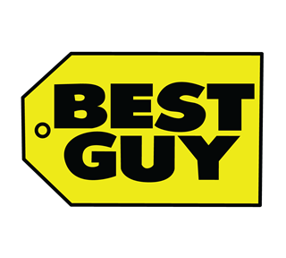 Funny Best Guy Logo Sticker