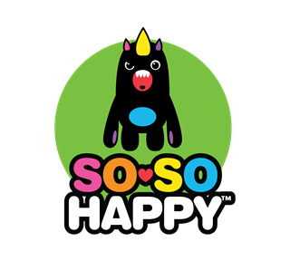 Siq So So Happy Sticker