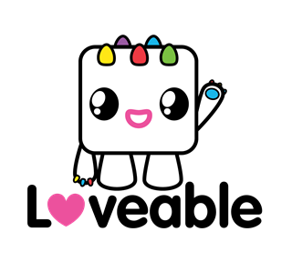 Loveable Love Wave Sticker