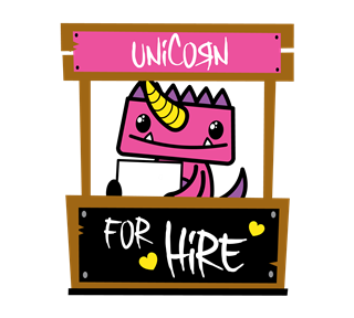 Unicorn for Hire Sticker