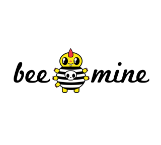 Bee Mine Sticker