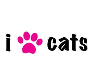 i paw cats Sticker