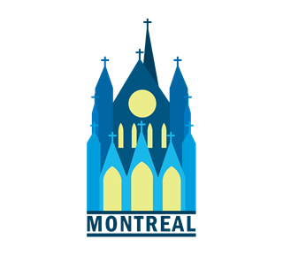 Montreal - Basilica  Sticker