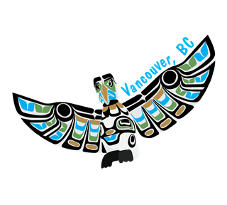 Vancouver BC Totem 2 Sticker