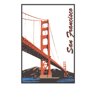 San Francisco Bridge Sticker